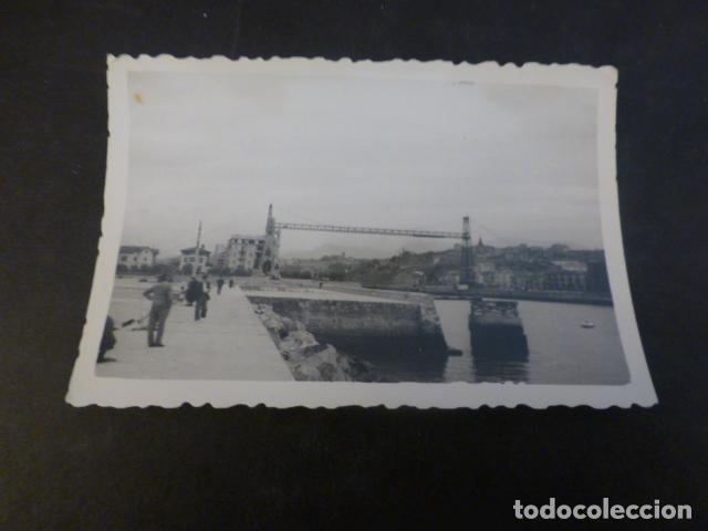 Fotografia antiga: PORTUGALETE PUENTE VIZCAYA ANTIGUA FOTOGRAFIA 6 X 8 CMTS 1952