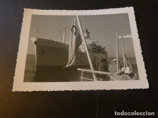 Alte Fotografie: ALGECIRAS CADIZ EN EL PUERTO ANTIGUA FOTOGRAFIA 8 X 11 CMTS