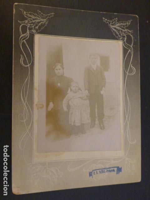 Fotografia antiga: RETRATO DE HERMANOS BA&Ntilde;OS FOTOGRAFO ANTIGUA FOTOGRAFIA