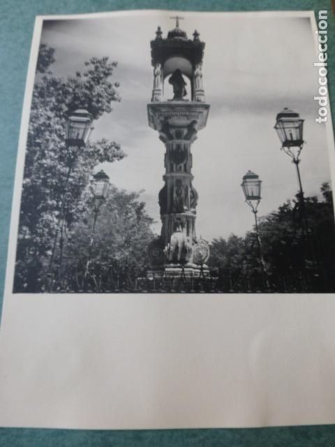 Fotografia antica: SEVILLA MONUMENTO ANTIGUA FOTOGRAFIA POR VIAJERO FRANCES 18 X 24 CMTS