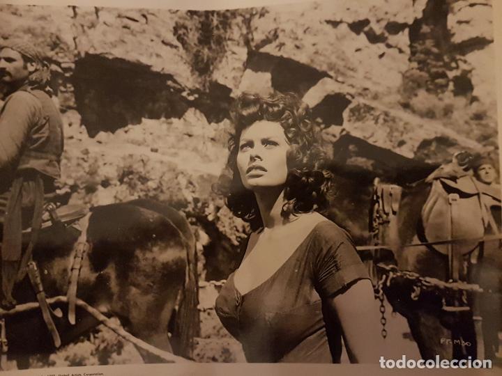Photographie ancienne: ESCENA DE LA PELICULA ORGULLO Y PASION FOTOGRAFIA 1957 26 X 21 CMTS
