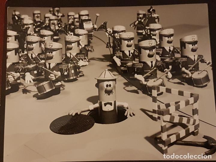 Photographie ancienne: MONTAJE ANIMACI&Oacute;N PARA PELICULA O PUBLICIDAD TELEVISION FOTOGRAFIA A&Ntilde;OS 60 18 X 24 CMTS