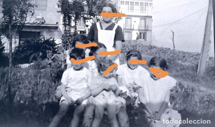 Fotograf&iacute;a antigua: Antiguo negativo. Clich&eacute; de fotograf&iacute;a. Ni&ntilde;os.Zona de Galicia sin identificar.Antigua.