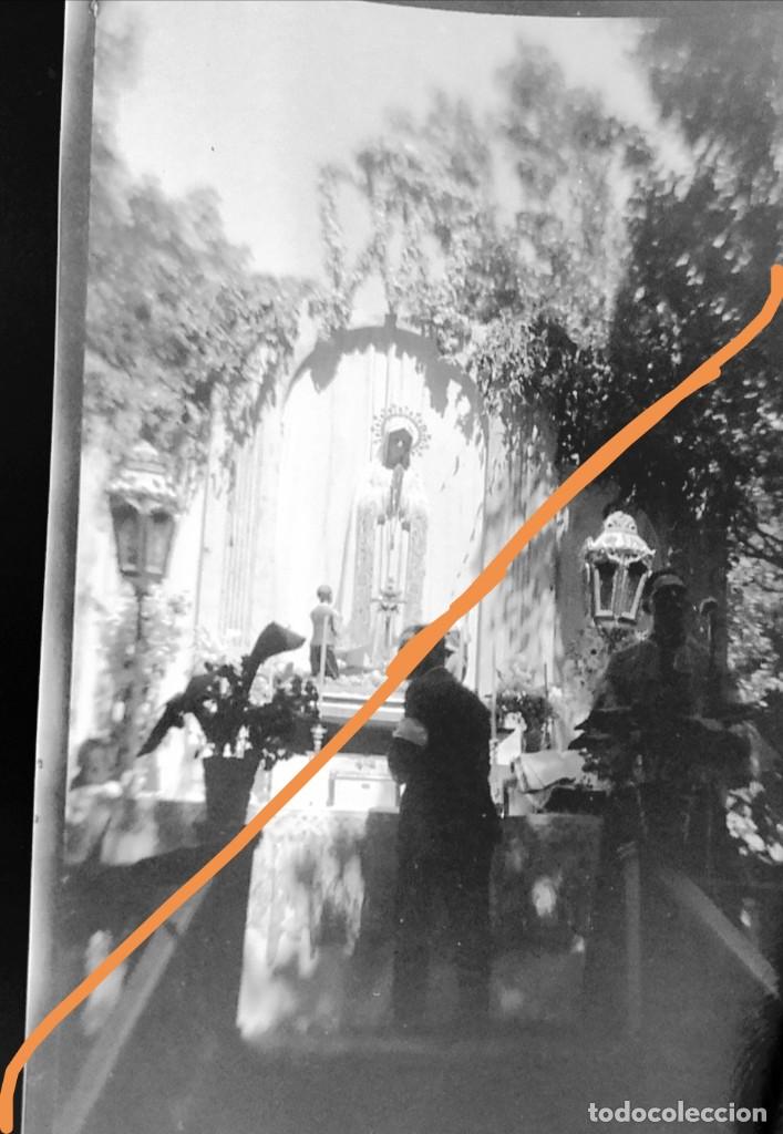 Fotograf&iacute;a antigua: Antiguo negativo. Clich&eacute; de fotograf&iacute;a.semana Santa.virgen.Zona Galicia,sin identificar. Antigua.