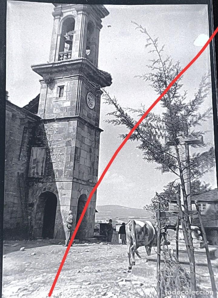 Antique Photography: Antiguo negativo. Clich&eacute; de fotograf&iacute;a. cercan&iacute;as.Galicia. sin identificar. Antigua.