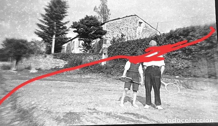 Alte Fotografie: Antiguo negativo. Clich&eacute; de fotograf&iacute;a. Pazo de Lugo. Galicia. Antigua.