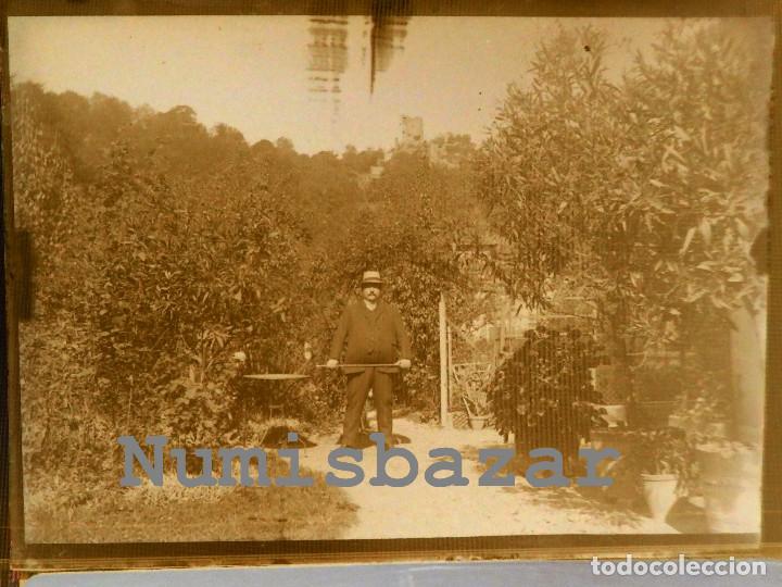 Antique Photography: NEGATIVO PLACA CRISTAL - GELATINO-BROMURO DE ARGENTA - 9 X 12 CM.- En el campo