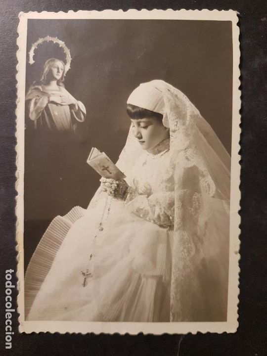 Fotografia antiga: RETRATO DE NI&Ntilde;A PRIMERA COMUNION