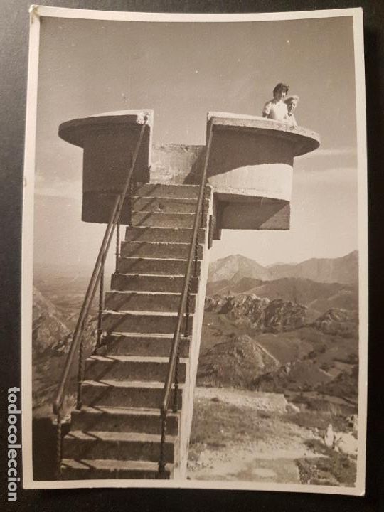 Photographie ancienne: ASTURIAS MIRADOR ANTIGUA FOTOGRAFIA A&Ntilde;OS 50 8 X 11 CMTS