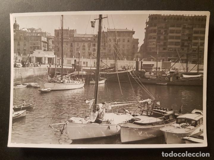 Antique Photography: SAN SEBASTIAN GUIPUZCOA PUERTO ANTIGUA FOTOGRAFIA A&Ntilde;OS 50 8 X 11 CMTS