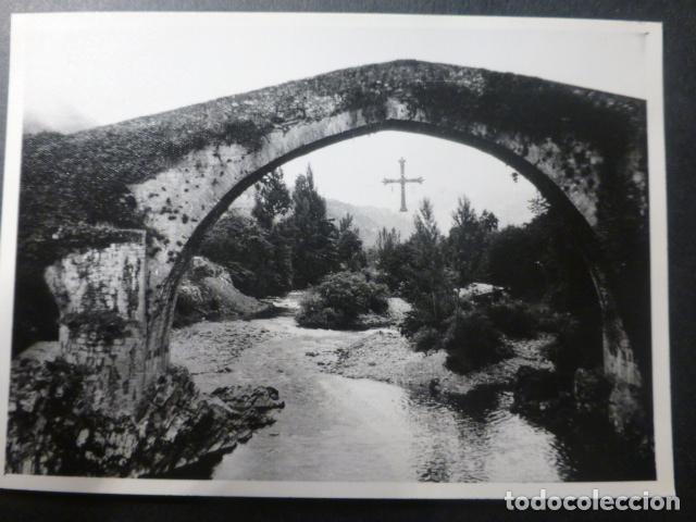 Alte Fotografie: CANGAS DE ONIS ASTURIAS ANTIGUA FOTOGRAFIA A&Ntilde;OS 50 7,5 X 10,5 CMTS