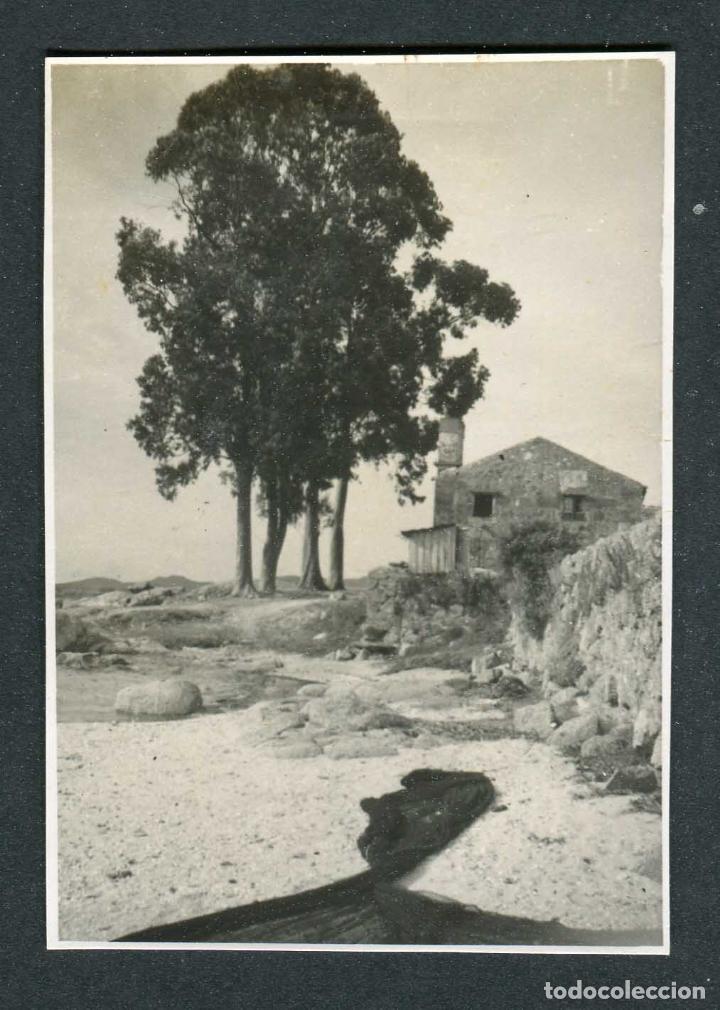 Fotograf&iacute;a antigua: GALICIA. Villagarcia. Playa. 1943