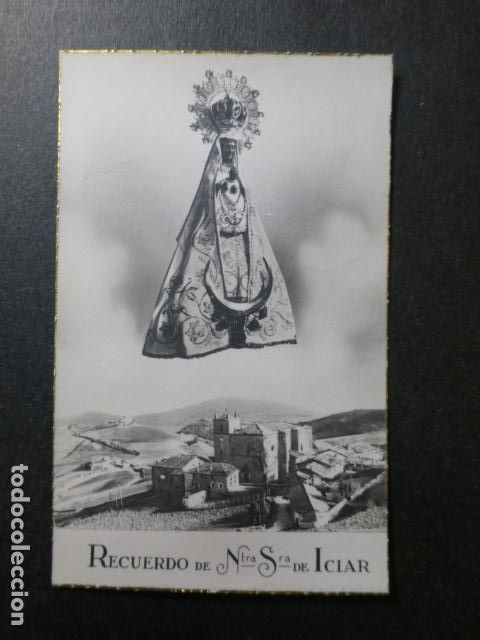 Photographie ancienne: ITZIAR GUIPUZCOA VISTA Y VIRGEN ANTIGUA FOTOGRAFIA 5 X 7 CMTS