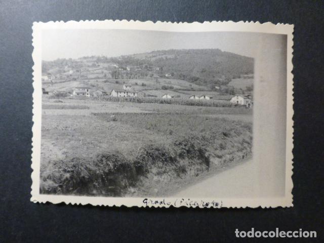 Fotografia antica: PICAROSO GRADO ASTURIAS VISTA ANTIGUA FOTOGRAFIA 7 X 10 CMTS