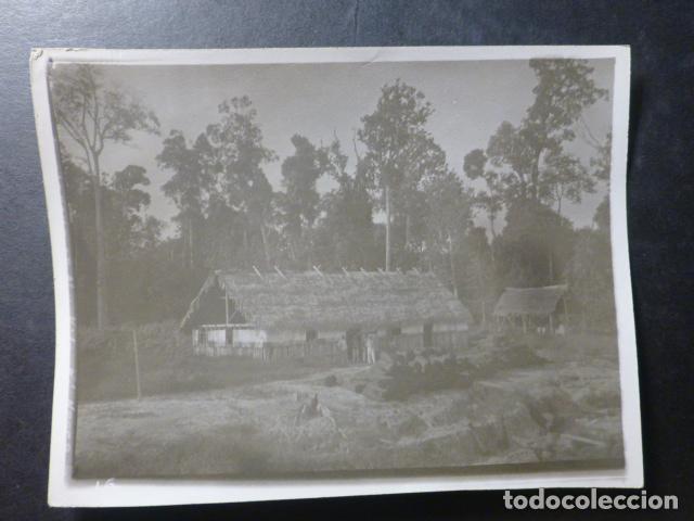 Fotograf&iacute;a antigua: HISPANOAMERICA AMERICA DEL SUR INDIGENA POBLADO ANTIGUA FOTOGRAFIA 12 X 9 CTMS