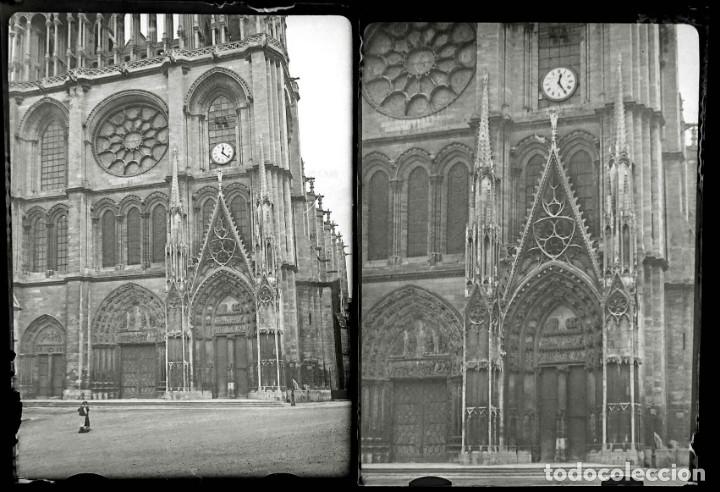 Fotograf&iacute;a antigua: 2 Placa de cristal negativo 6 x 9 cm. c1900
