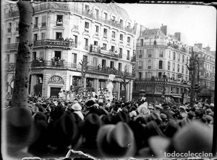 Fotograf&iacute;a antigua: Placa de cristal negativo 6 x 9 cm. c1900