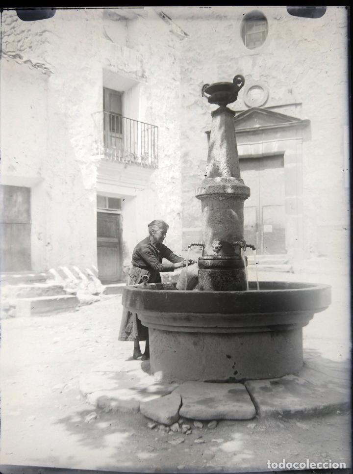Fotograf&iacute;a antigua: CAMPOS DE ARENOSO CASTELLON NEGATIVO CRISTAL 9 X 12 CM.