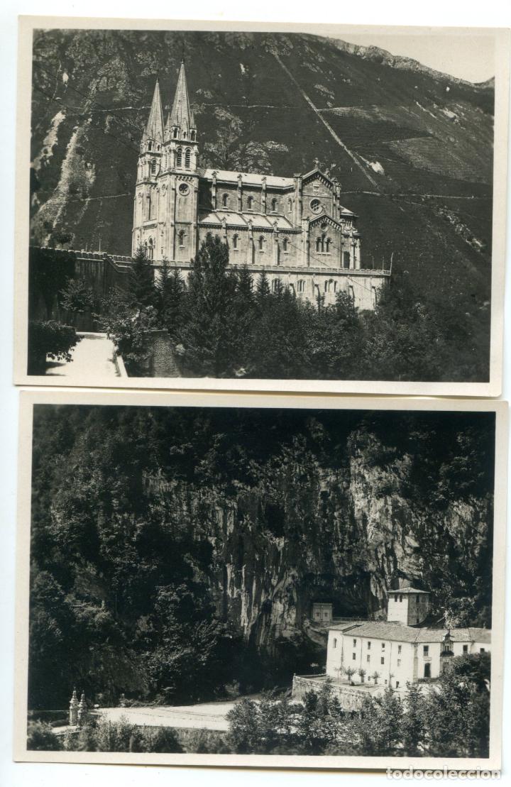Fotografia antica: Lote de 5 fotograf&iacute;as de Covadonga hacia 1920, de fot&oacute;grafo amateur de calidad