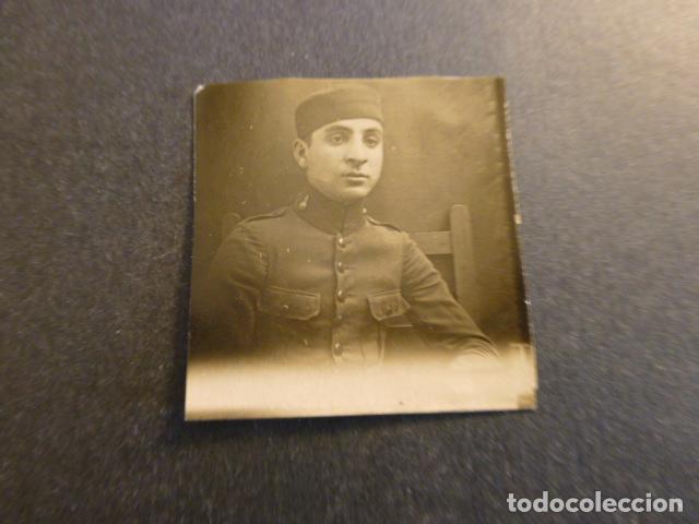 Alte Fotografie: RETRATO MILITAR ANTIGUA FOTOGRAF&Iacute;A A&Ntilde;OS 20 4 X 4 CTMS