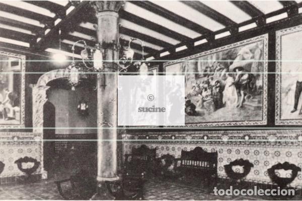Fotograf&iacute;a antigua: FOTOGRAFIA ORIGINAL 30X40 SALON DE LA CAJA DE AHORROS Y MONTE DE PIEDAD DE CASTELLON EN CABALLEROS