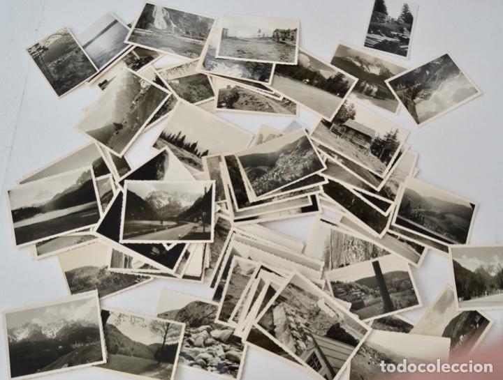 Fotograf&iacute;a antigua: Interesante Lote de 117 Fotograf&iacute;as de Paisajes Alpinos Europeos. 7 x 10 cm. A&ntilde;os 50-60. Buen estado