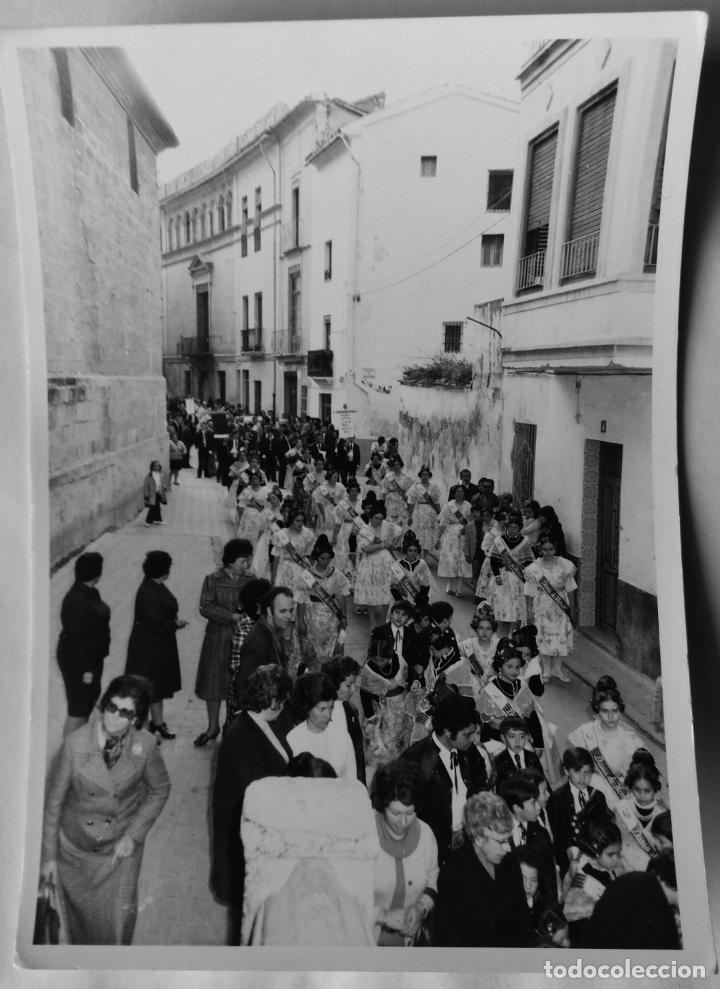 Alte Fotografie: PUERTO DE SAGUNTO VALENCIA FALLAS TAMA&Ntilde;O 17,5 X 13 CM.