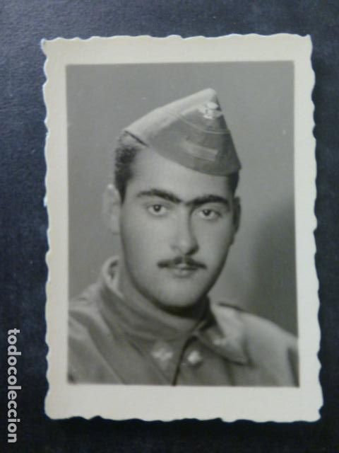 Fotograf&iacute;a antigua: TETUAN MARRUECOS SOLDADO MILITAR EJERCITO DEL AIRE GARCIA CORTES FOTOGRAFO 1952 4 X 5,5 CMTS