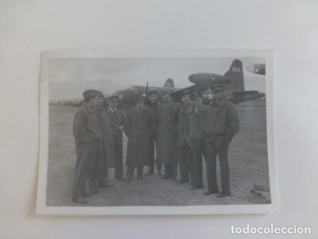 Fotografia antica: LERIDA CAMPO DE AVIACION AERODROMO MILITARES EJERCITO DEL AIRE ANTIGUA FOTOGRAFIA 6 X 8,5 CMTS