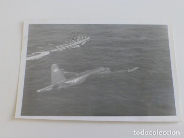 Alte Fotografie: AVION CAMPO DE AVIACION DE LERIDA EN VUELO AERODROMO ANTIGUA FOTOGRAFIA 6 X 8,5 CMTS