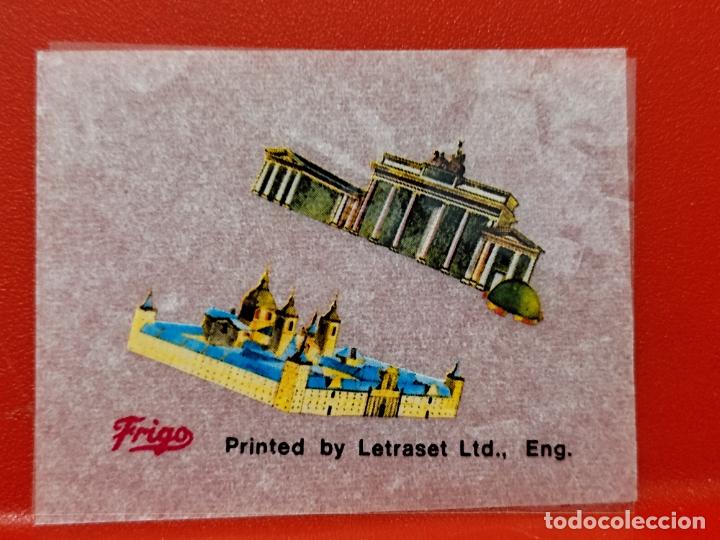 Fotografia antica: FRIGO TRASFERIBLE CALCOMANIA MONUMENTO CREO BRANDENBURGO 6 X 4,5 CM LEER CROMO PROMOCIONAL