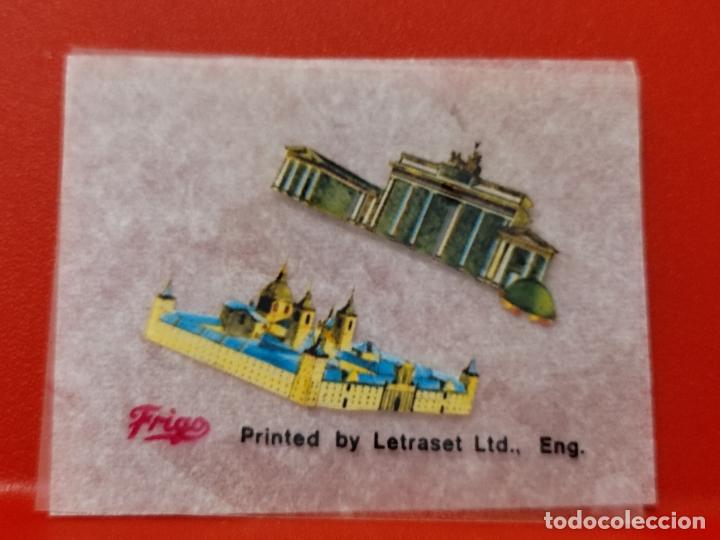 Fotografia antica: FRIGO TRASFERIBLE CALCOMANIA MONUMENTO CREO BRANDENBURGO 6 X 4,5 CM LEER CROMO PROMOCIONAL *