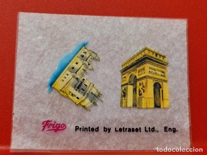 Fotografia antica: FRIGO TRASFERIBLE CALCOMANIA MONUMENTO 6 X 4,5 CM LEER CROMO PROMOCIONAL *