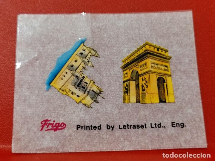 Fotografia antica: FRIGO TRASFERIBLE CALCOMANIA MONUMENTO 6 X 4,5 CM LEER CROMO PROMOCIONAL