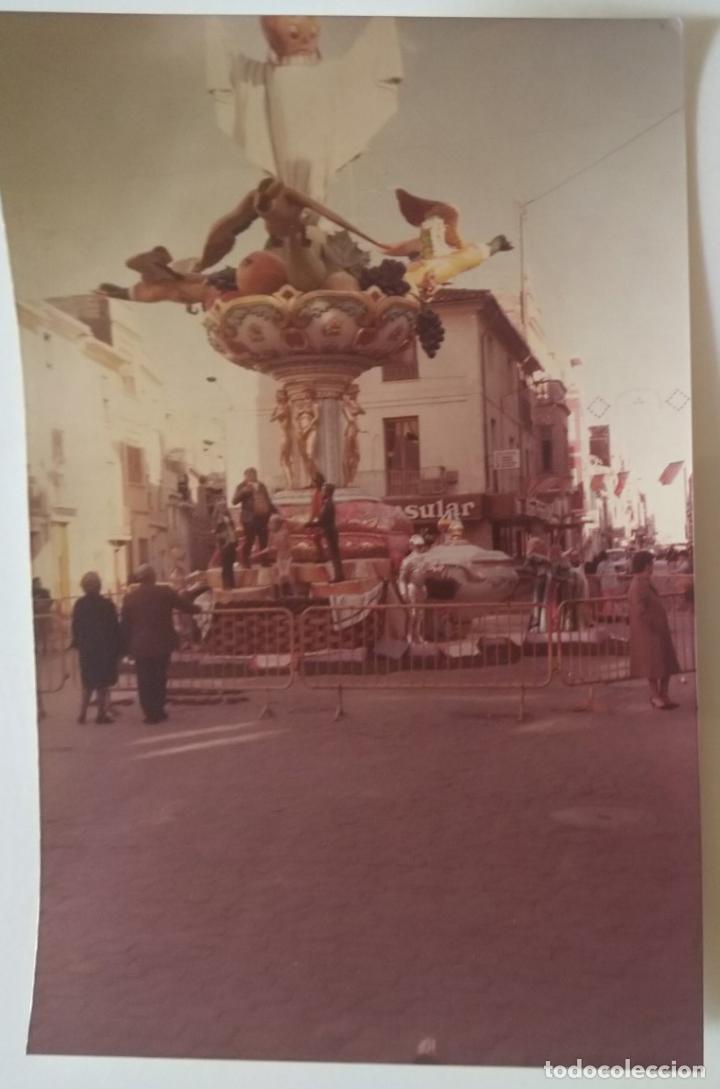 Fotografia antiga: CULLERA FALLAS TAMA&Ntilde;O 10 X 15 CM.