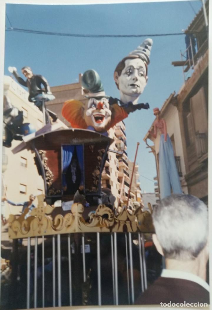 Fotografia antica: CULLERA FALLAS TAMA&Ntilde;O 10 X 15 CM.
