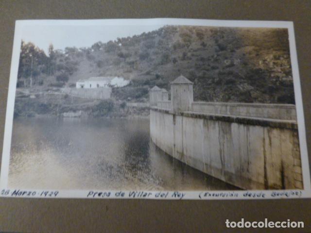 Fotografia antiga: VILLAR DEL REY BADAJOZ PRESA FOTOGRAFIA 1929 8 X 6,5 CMTS
