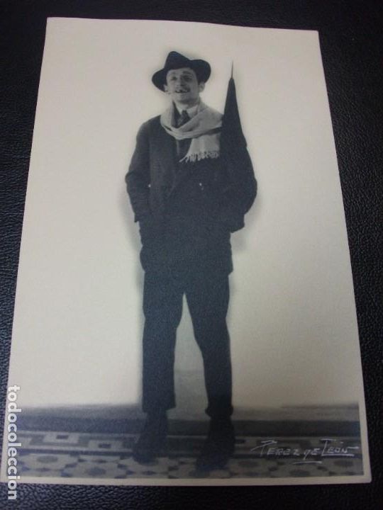 Fotograf&iacute;a antigua: FOTOGRAF&Iacute;A DE ESTUDIO DE ANTONIO VICO TEATRO FIRMADA POR EL FOTOGRAFO PEREZ DE LEON