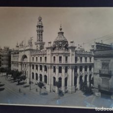Fotografía antigua: ANTIGUA FOTOGRAFIA EDIFICIO DE CORREOS VALENCIA CONSTRUCCIONES PORTA GRANDE ORIGINAL