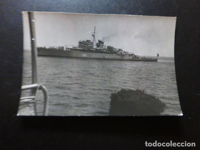 Fotografia antiga: BUQUE DE LA ARMADA F33 ANTIGUA FOTOGRAFIA 7 X 10 CMTS