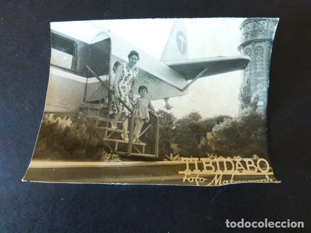 Fotograf&iacute;a antigua: BARCELONA EN EL TIBIDABO MATARRANZA FOTOGRAFO ANTIGUA FOTOGRAFIA 9 X 12 CMTS