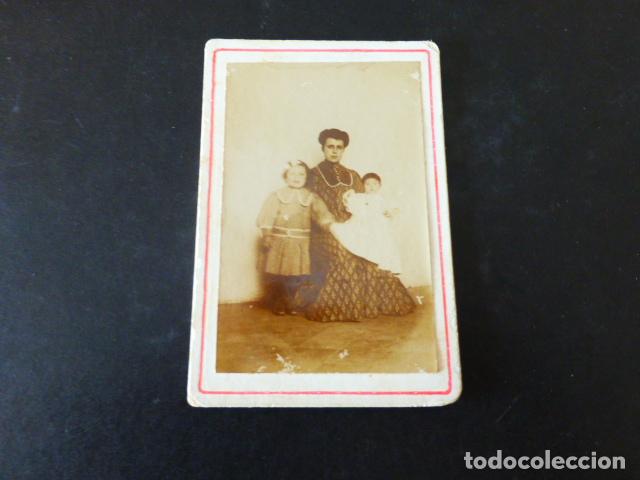 Antique Photography: RETRATO DE MADRE E HIJOS ANTIGUA FOTOGRAFIA
