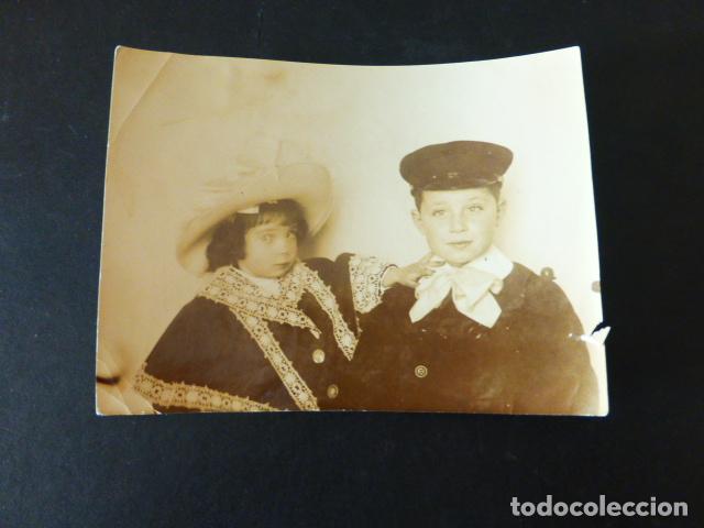 Fotograf&iacute;a antigua: RETRATO DE HERMANOS ANTIGUA FOTOGRAFIA