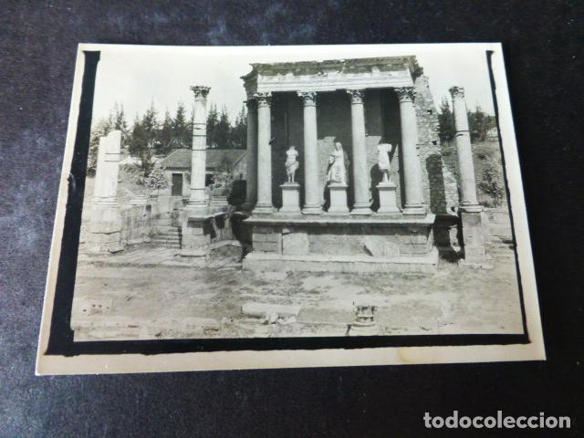 Fotografia antiga: MERIDA BADAJOZ TEATRO ROMANO ANTIGUA FOTOGRAFIA 6,5 X 9 CMTS