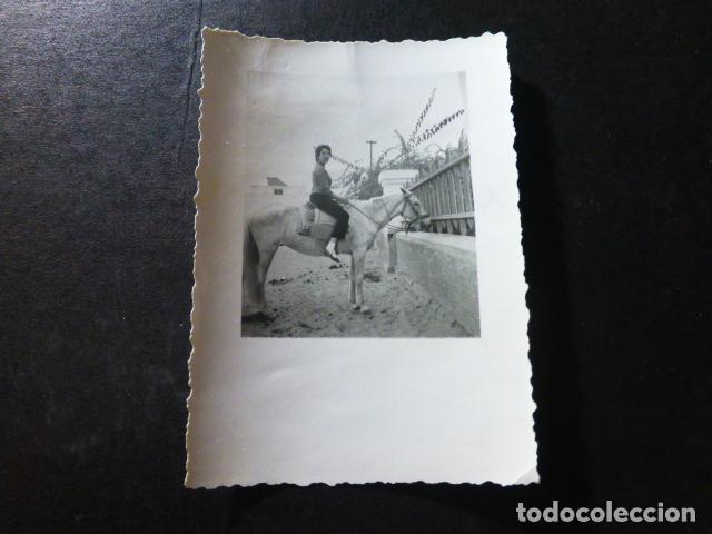 Fotograf&iacute;a antigua: MUJER A CABALLO ANTIGUA FOTOGRAFIA 6,5 X 9,5 CTMS