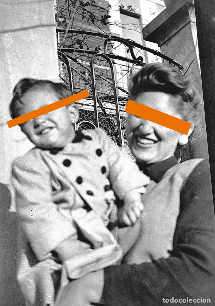 Fotograf&iacute;a antigua: Antiguo negativo o clich&eacute; de fotograf&iacute;a. Ni&ntilde;o. Antigua.