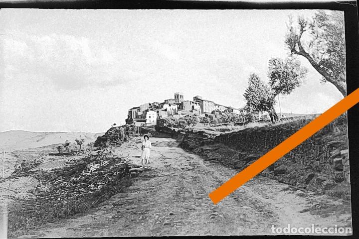 Alte Fotografie: Antiguo negativo de fotograf&iacute;a. Zona. Pirineo aragon&eacute;s o catal&aacute;n. Antigua