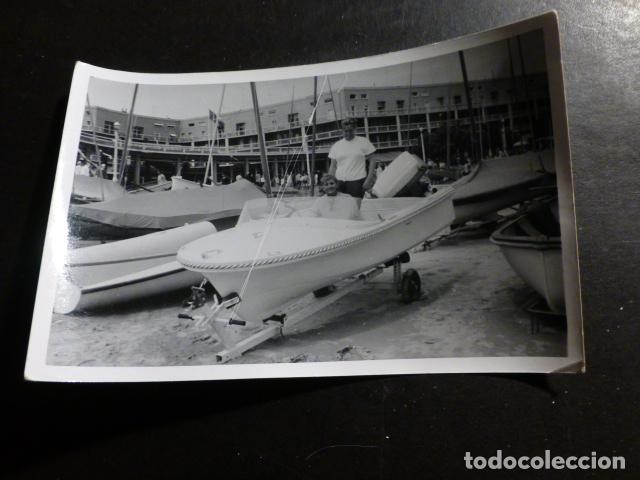 Photographie ancienne: MUJERES EN CLUB NAUTICO ANTIGUA FOTOGRAFIA 13,5 X 9 CMTS