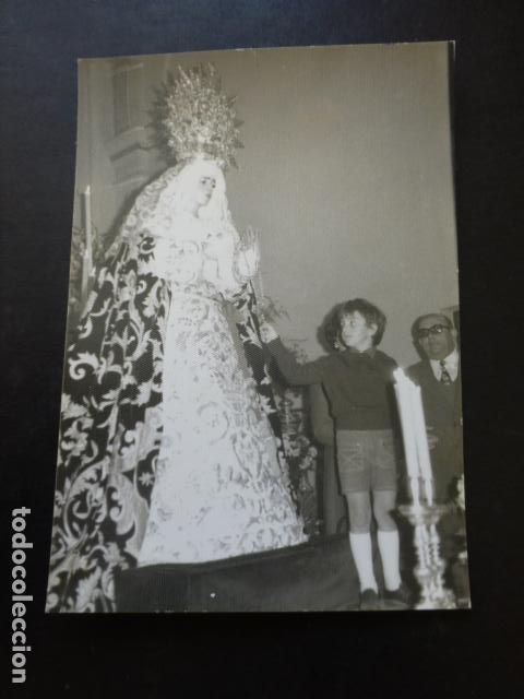 Photographie ancienne: MALAGA SEMANA SANTA ANTIGUA FOTOGRAFIA 7 X 10,5 CMTS