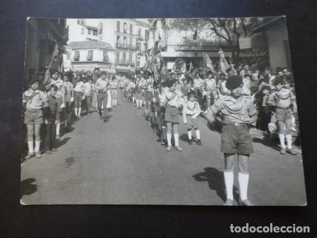 Photographie ancienne: MALAGA SEMANA SANTA PROCESION ANTIGUA FOTOGRAFIA 7 X 10,5 CMTS